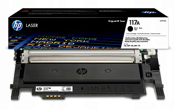 Фото Картридж HP W2070A (№ 117A  Bk) для HP Color Laser 150a, 150nw, MFP 178nw, MFP 179fnw (1000стр.) Черный (Black) - с чипом