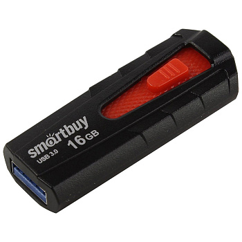 Фото USB Flash 16GB Smartbuy IRON Black/Red