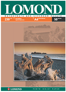 Фото Фотобумага Lomond A4 Матовая 50л 230г (односторонняя) для струйной печати [0102016]