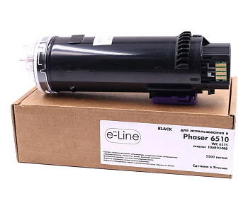 Фото Тонер-картридж e-Line 106R03488 для Xerox Phaser 6510, WC 6515 (5500стр.) Черный (Black)