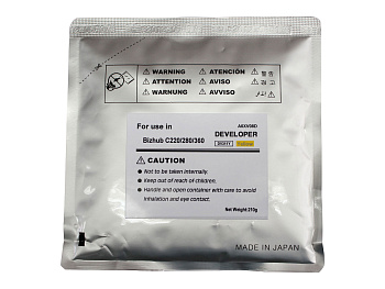 Девелопер для KONICA MINOLTA Bizhub C220/C280/C360 (CET) Yellow, 210г/пак, 114000 стр., CET8435 Фото Девелопер для KONICA MINOLTA Bizhub C220/C280/C360 (CET) Yellow, 210г/пак, 114000 стр., CET8435