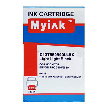 Фото Картридж MyInk T5809 для Epson St Pro 3800/ 3880 Светло-Серый (Light Light Black)